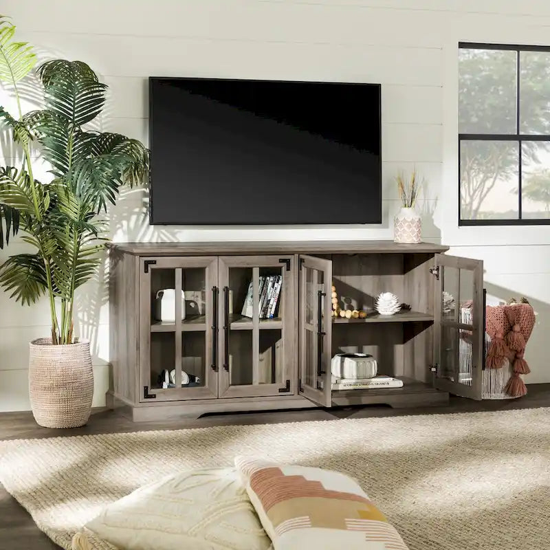 Middlebrook 58-inch Rustic 4-Door TV Stand