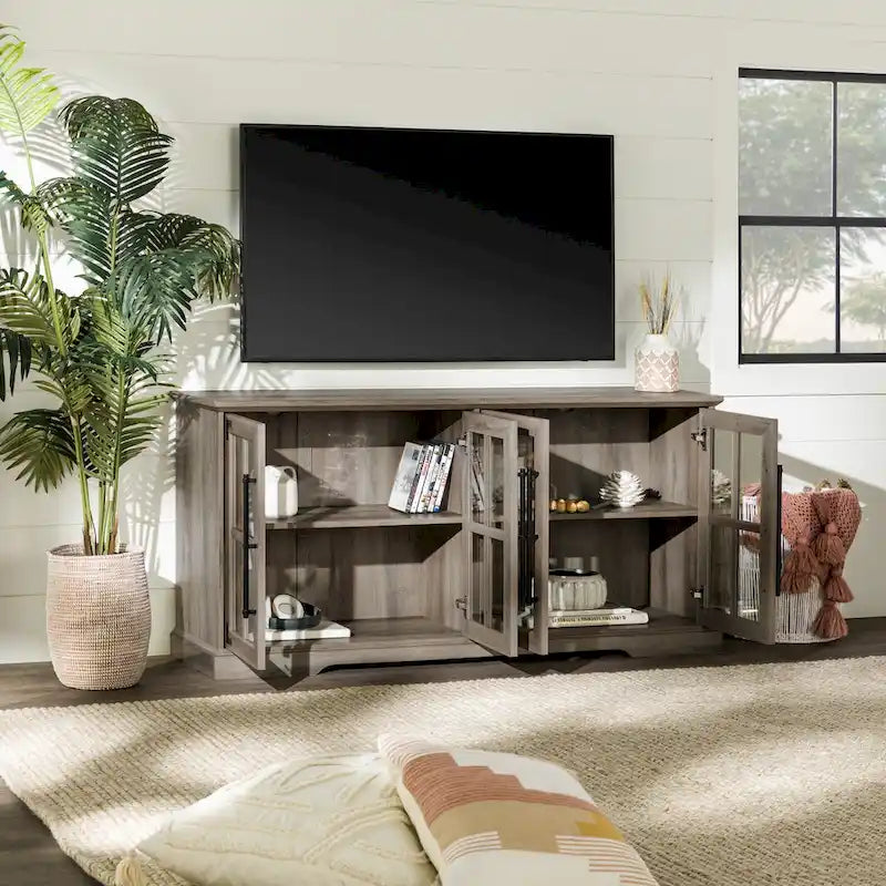 Middlebrook 58-inch Rustic 4-Door TV Stand