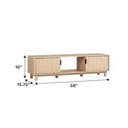 Middlebrook Designs Modern Fluted-Door TV Stand