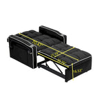 foldable sofa bed , modern sofa sofa velvet pull-out bed, adjustable back and with USB port and ashtray and swivel phone stand