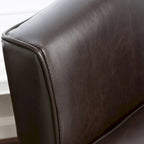 28.75 PU Upholstered Club Chair with Birch Legs