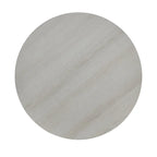 Contemporary Round Wood Shelf End Table for Bedroom or Living Room