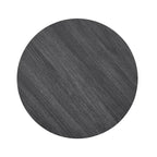 Contemporary Round Wood Shelf End Table for Bedroom or Living Room