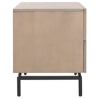 SAFAVIEH Herschel Grey/ Black Storage Cabinet - 28W x 18D x 22H