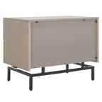 SAFAVIEH Herschel Grey/ Black Storage Cabinet - 28W x 18D x 22H