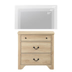 WAMPAT Farmhouse TV Stand For Tvs, Wood Entertainment Center With 3 Drawers, TV Console With Large Storage For Living Room