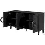 59 4-Door Console Table with Round Handles