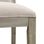 Roomfitters Retro Bar Stools, Set of 2 Upholstered 30.5 Bar Height Chairs with Fabric Cushion and Wood Frame