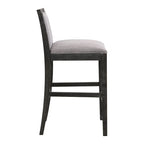 Roomfitters Retro Bar Stools, Set of 2 Upholstered 30.5 Bar Height Chairs with Fabric Cushion and Wood Frame