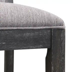 Roomfitters Retro Bar Stools, Set of 2 Upholstered 30.5 Bar Height Chairs with Fabric Cushion and Wood Frame