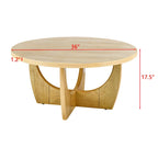 36 Wooden Round Coffee Table