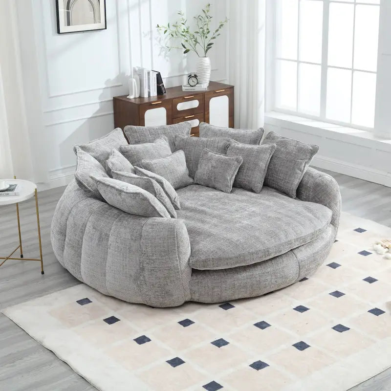 Comfortable Double Loaf Sofa Bed, Oversized Sofa Bed with Armrests