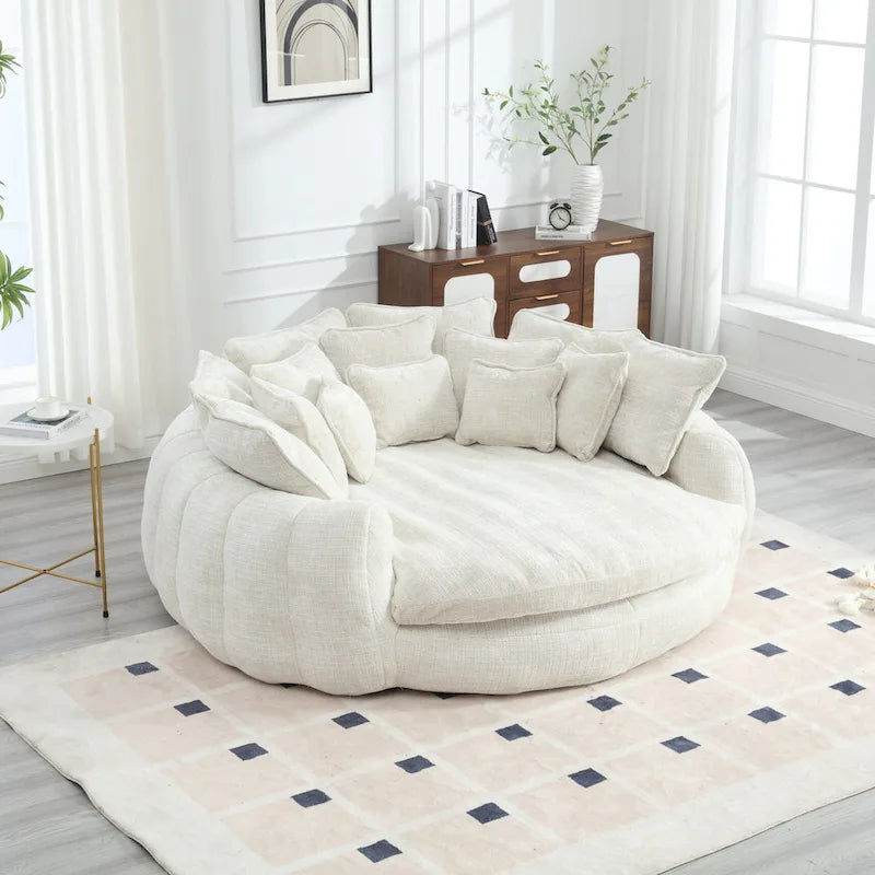 Comfortable Double Loaf Sofa Bed, Oversized Sofa Bed with Armrests