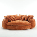 Comfortable Double Loaf Sofa Bed, Oversized Sofa Bed with Armrests