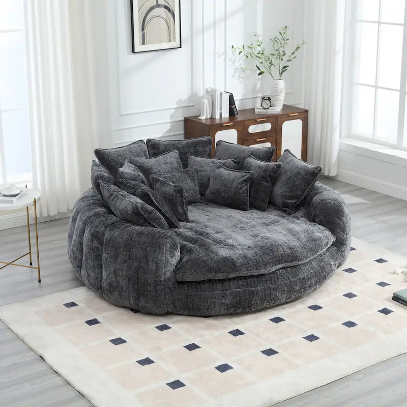 Comfortable Double Loaf Sofa Bed, Oversized Sofa Bed with Armrests