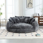 Comfortable Double Loaf Sofa Bed, Oversized Sofa Bed with Armrests