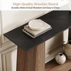 47 Mid-Century Modern Console Sofa Table with Storage for Entryway - 47.24 W x 13.78 D x 35.43 H