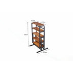 Versatile Convertible Dining Table with Industrial Rustic Design for Compact Spaces