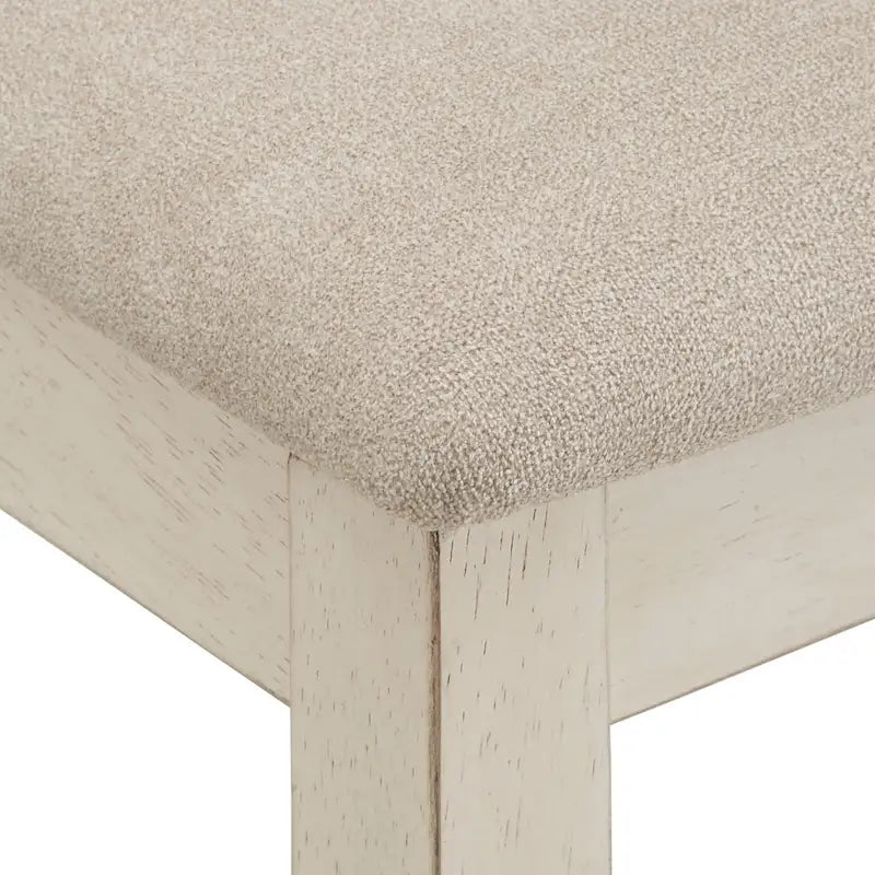 Eleanor Wood finish Double Cross Back Sand Fabric Dining Chair (Set of 2) by iNSPIRE Q Classic