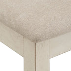 Eleanor Wood finish Double Cross Back Sand Fabric Dining Chair (Set of 2) by iNSPIRE Q Classic