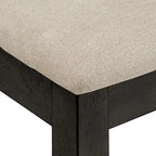 Eleanor Wood finish Double Cross Back Sand Fabric Dining Chair (Set of 2) by iNSPIRE Q Classic