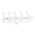 1 Pack Coat Rack Wall Mount, Wall Hooks with 5 Hooks for Entryway - 12.6*1in