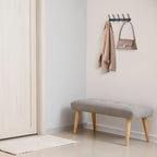1 Pack Coat Rack Wall Mount, Wall Hooks with 5 Hooks for Entryway - 12.6*1in