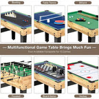 Costway 10-in-1 Combo Game Table Set, Multi Game Table for Home, Game - See Details
