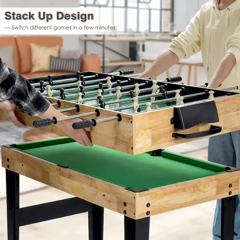 Costway 10-in-1 Combo Game Table Set, Multi Game Table for Home, Game - See Details
