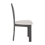 7 Piece Dining Table Set for 6, Versatile Kitchen Dining Table Set with Trestle Dining Table and 6 Upholstered Chairs