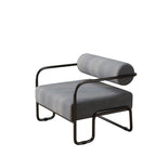 Living Room Corduroy Upholstered Accent Chair with Iron Frame
