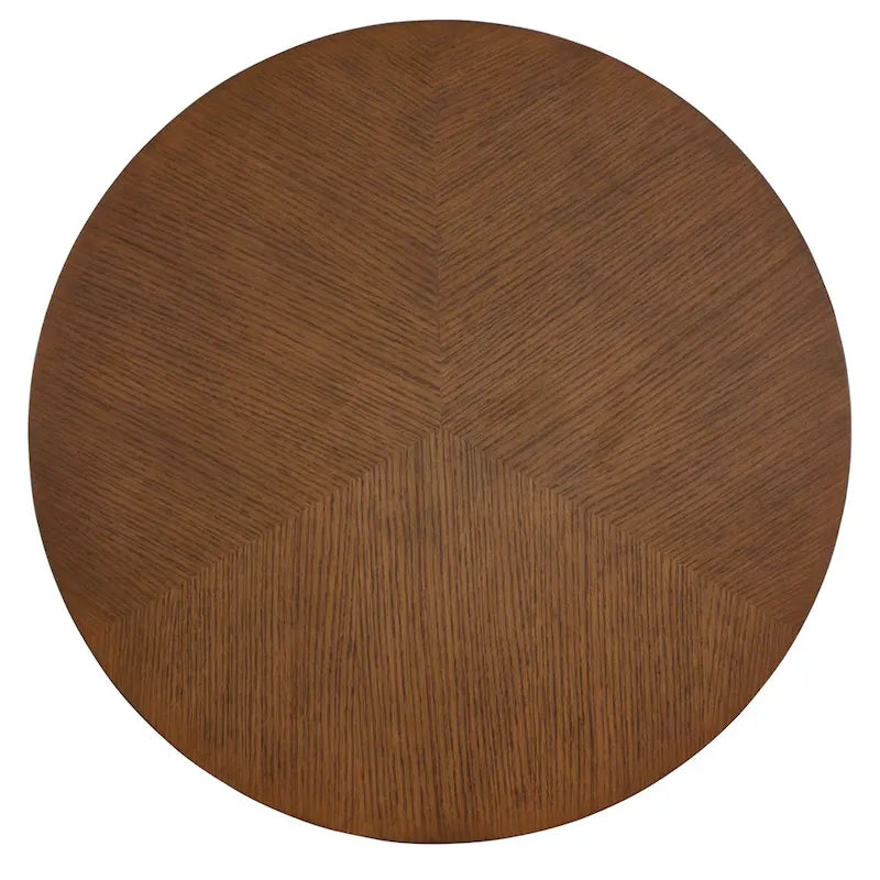 2-Tier Round Top Side Table - 26.5 - Brown