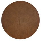 2-Tier Round Top Side Table - 26.5 - Brown