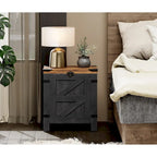 WAMPAT Lift Top End Table,Nightstand with Rustic Lock
