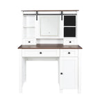 41.73 Wide Dressing Table Set with 4 Drawers 1 Cabinet Dressing Table