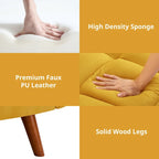 75.39 IN. Futon Sofa Bed, Convertible Upholstered Couch Sleeper with Reclining Sleeper Split Tufted Back