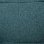 Modern 32.5 High Back Upholstered Button Tufted Wingback Chair with Rubber Wood Legs