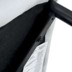 Black Marble Pattern Dining Set - 5 Piece with 4 PU Chairs (63")