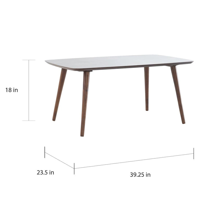 Cilla Mid-Century Wood Rectangle Coffee Table by Christopher Knight Home - 39.50L x 23.70 W x 18.25 H