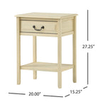Banks Acacia Wood Accent Table by Christopher Knight Home
