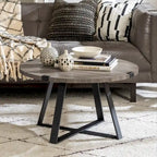 Middlebrook Designs Barnett Round Metal Wrap Coffee Table
