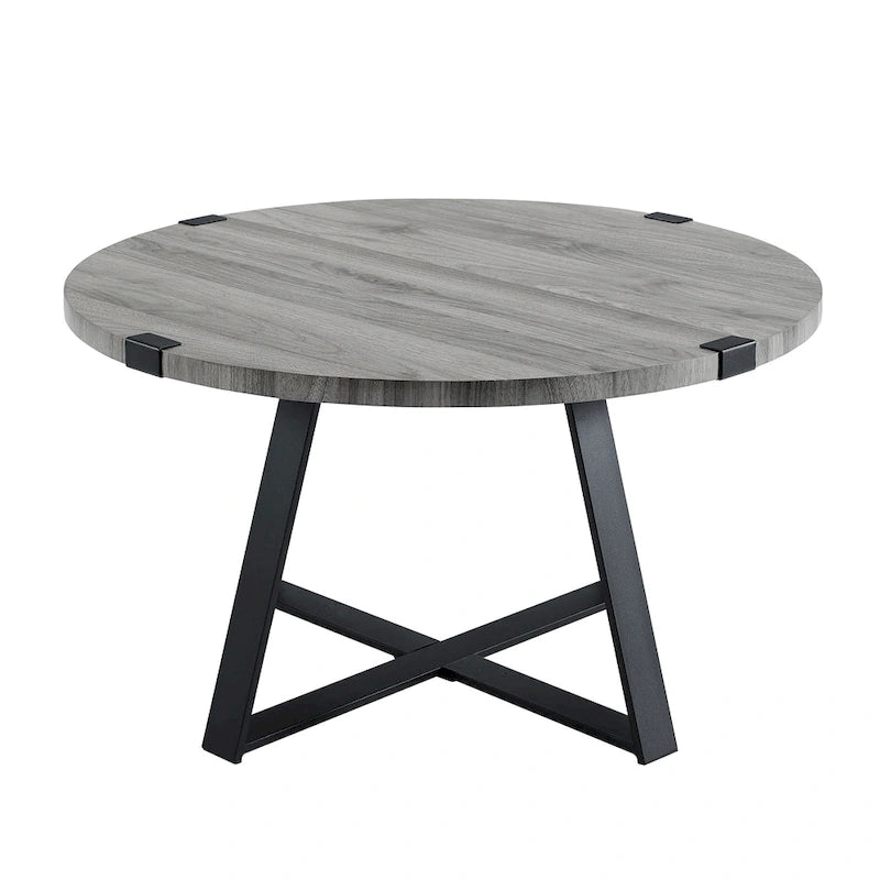 Middlebrook Designs Barnett Round Metal Wrap Coffee Table