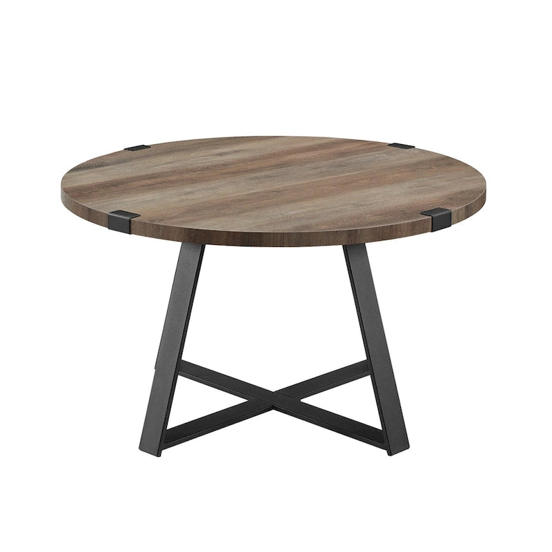 Middlebrook Designs Barnett Round Metal Wrap Coffee Table