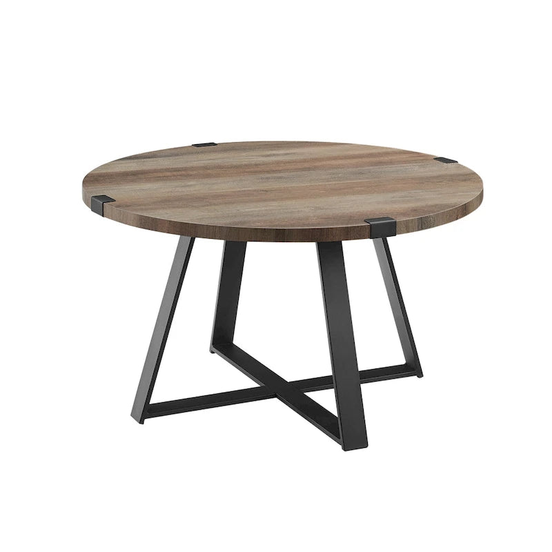 Middlebrook Designs Barnett Round Metal Wrap Coffee Table