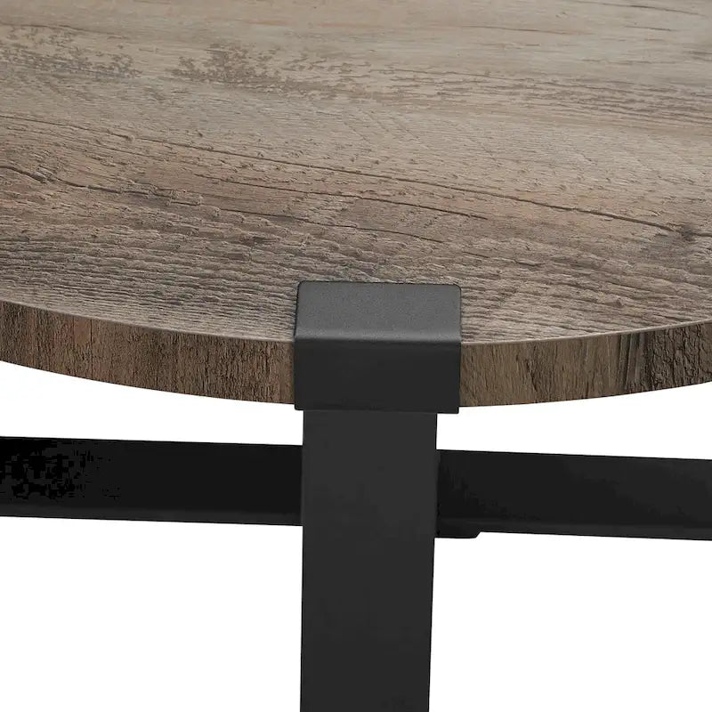 Middlebrook Designs Barnett Round Metal Wrap Coffee Table