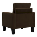 Ally Polyester Mid-Century Arm Chair