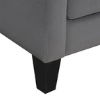Ally Polyester Mid-Century Arm Chair