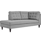 Carson Carrington Humlebaek Empress Upholstered Fabric Chaise