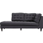 Carson Carrington Humlebaek Empress Upholstered Fabric Chaise