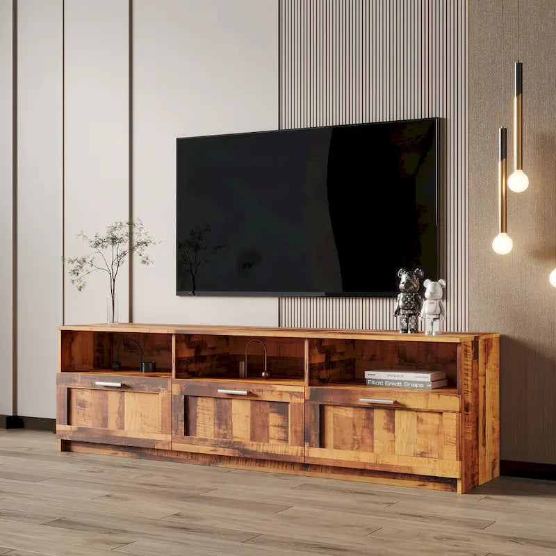 Modern minimalist TV cabinet 80 inch TV stand